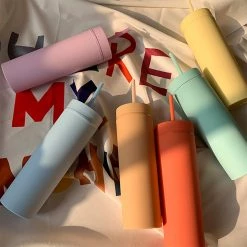 Juwas Macaron Colourful Water Tumbler