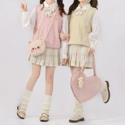 Juwas Kawaii School Uniform Knitted Vest NEW ARRIVAL 11 Juwas Kawaii School Uniform Knitted Vest NEW ARRIVAL