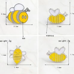 Juwas NEW ARRIVAL Bees Inspired Pin