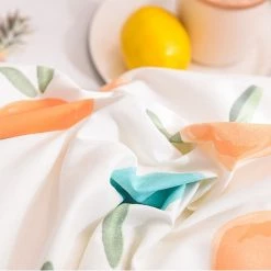 Juwas.com Online Store Orange Print Comfortable Bedding Set