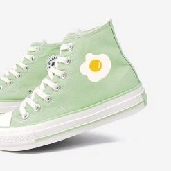 Juwas Pastel Aesthetic Fashion Egg Print Sneakers NEW ARRIVAL