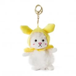Juwas NEW ARRIVAL Hoodie Plush Cartoon Animal Keychain
