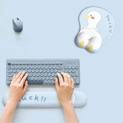 Juwas NEW ARRIVAL Duck Mousepad And Keyboard Wrist Rest