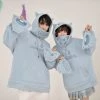 Juwas Cute Monster Changeful Letter Hoodie NEW ARRIVAL