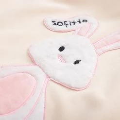 Juwas Cute Bunny Embroidery Warm Hoodie CLOTHING