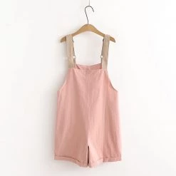 Juwas Cow Dangles Short Overalls