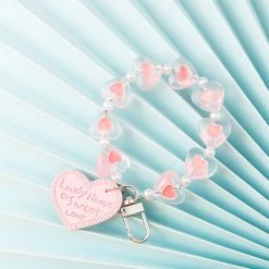 Juwas NEW ARRIVAL Lovely Hearts Beads Wristlet Bracelet