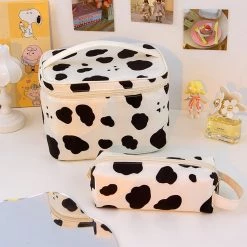 Juwas Cow Print Makeup Bag NEW ARRIVAL