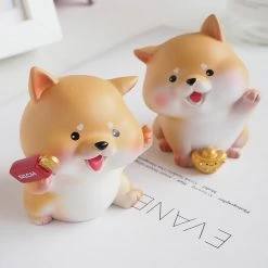Juwas Mini Shiba Inu Ornaments Set