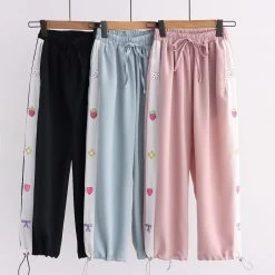 Juwas Chiffon High Waist Pants CLOTHING