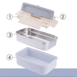 Juwas 2-in-1 Japanese Bento Box NEW ARRIVAL