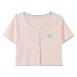 Juwas Sweet Fruits Crop Shirt NEW ARRIVAL