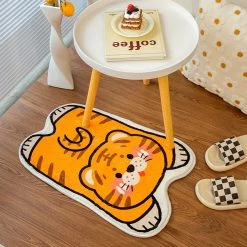 Juwas Cute Tiger Cow Mat