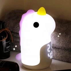 Juwas Unicorn Clock And Night Light
