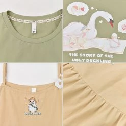 Juwas Kawaii Ugly Duckling Shirt And Baby Doll Dress NEW ARRIVAL