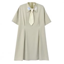 Juwas College Girl Khaki Dress With Vest NEW ARRIVAL