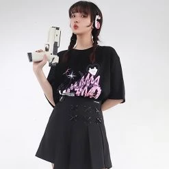 Juwas Funny Rabbit Graphics Print Cotton T-shirt NEW ARRIVAL