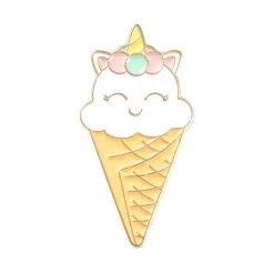 Juwas NEW ARRIVAL Ice Cream Unicorn Pin