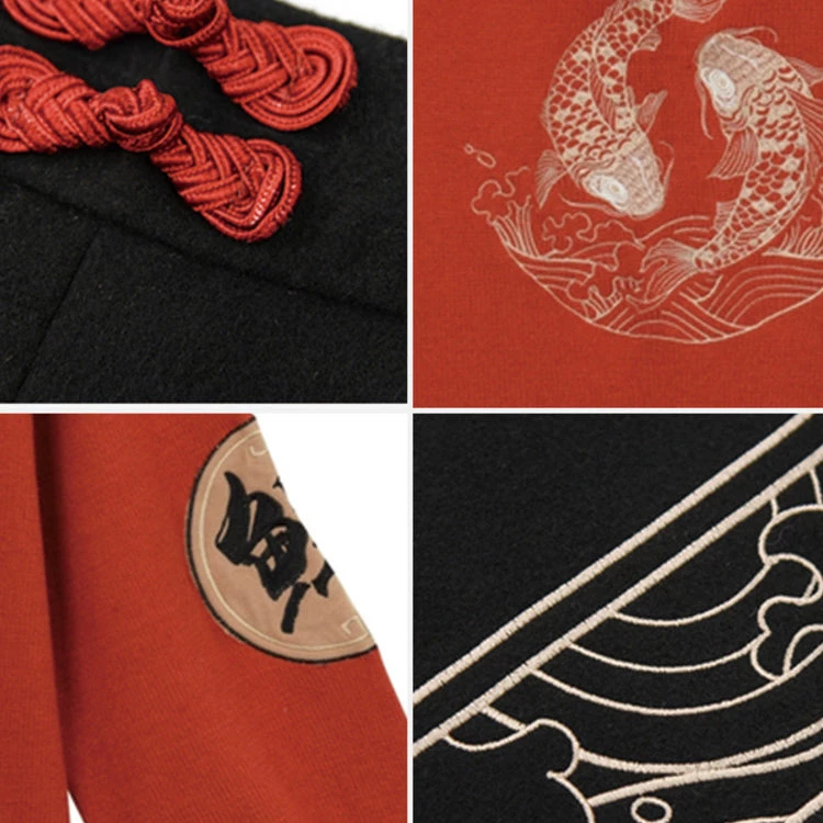 -Juwas Vintage Koi Fish Mock Neck Sweater And Skirt NEW ARRIVAL 8 -Juwas Vintage Koi Fish Mock Neck Sweater And Skirt NEW ARRIVAL