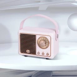 Juwas ACCESSORIES Cute 90s Retro Miniature Radio Speaker