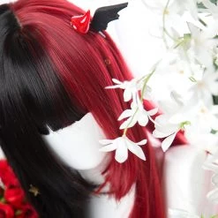 Juwas Fashion & Beauty Gothic Devil Black And Red Cosplay Wig