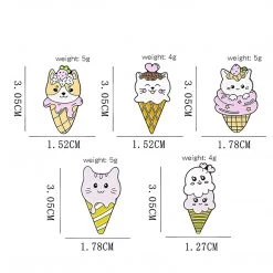 Juwas Kitties Ice Cream Pin NEW ARRIVAL