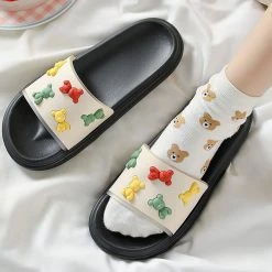 Juwas NEW ARRIVAL 3D Bears Summer Sandals