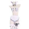 Juwas Intimate Cow Print Night Lingerie Set