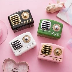Juwas.com Online Store ACCESSORIES Retro Radio Design Rechargeable Bluetooth Speaker
