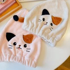 Juwas Kitty Ears Hair Drying Towels Cap NEW ARRIVAL