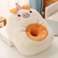 Juwas NEW ARRIVAL Comfy Animals Square Donuts Plush Pillows