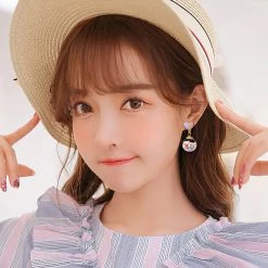 Juwas NEW ARRIVAL Sweet Gumball Machine Pastel Dangle Earrings