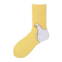 Juwas Chic Duck Printed High Ankle Socks