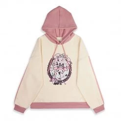 Juwas Cute Cartoon Print Warm Hoodie