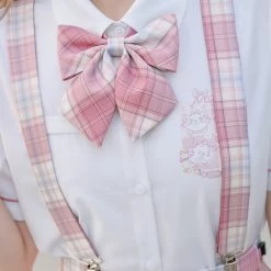 Juwas Pink JK Uniform Bow Ties & Ties