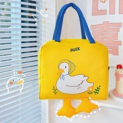 Juwas Yellow Mrs Duck Mini Lunch Bag NEW ARRIVAL
