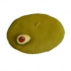 Juwas Avocado Green Handmade Beret NEW ARRIVAL