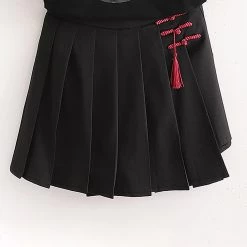 Juwas Forest Letter Print T-shirt Skirt NEW ARRIVAL