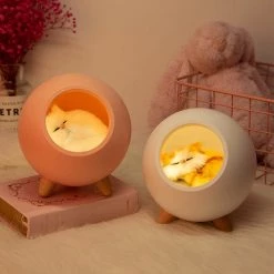 Juwas.com Online Store Cute Kitten House Decorative Mini Night Lights NEW ARRIVAL