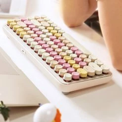 Juwas NEW ARRIVAL 2 Bluetooth Connection Wireless Mechanical Keyboard