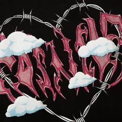 Juwas Vintage Love Heart Letters Printed Sweater NEW ARRIVAL