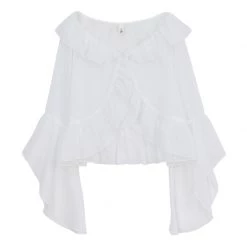 Juwas NEW ARRIVAL Pastel Blue Summer Ruffle Top Dress