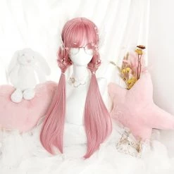 Juwas Fashion & Beauty Lolita Sakura Pink Long Straight Wig
