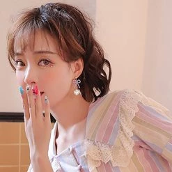 Juwas Cute Carousel Carnival Dangle Earrings NEW ARRIVAL