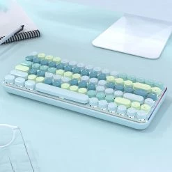 Juwas NEW ARRIVAL 2 Bluetooth Connection Wireless Mechanical Keyboard