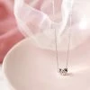 Juwas Little Heart Pendant Silver Necklace