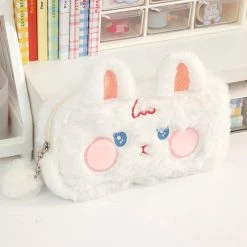 Juwas Fuzzy Animal Pencil Case ACCESSORIES
