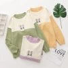 Juwas Mice Two-Toned Cotton Sweater