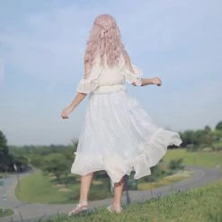 Juwas NEW ARRIVAL Kawaii Lace Midi Babydoll Dress And Blazer 14 Juwas NEW ARRIVAL Kawaii Lace Midi Babydoll Dress And Blazer