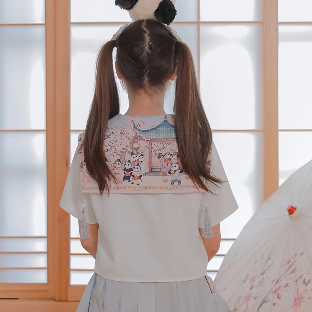 Juwas Dreamy Sakura Ombre Sailor Top And Skirt NEW ARRIVAL 7 Juwas Dreamy Sakura Ombre Sailor Top And Skirt NEW ARRIVAL